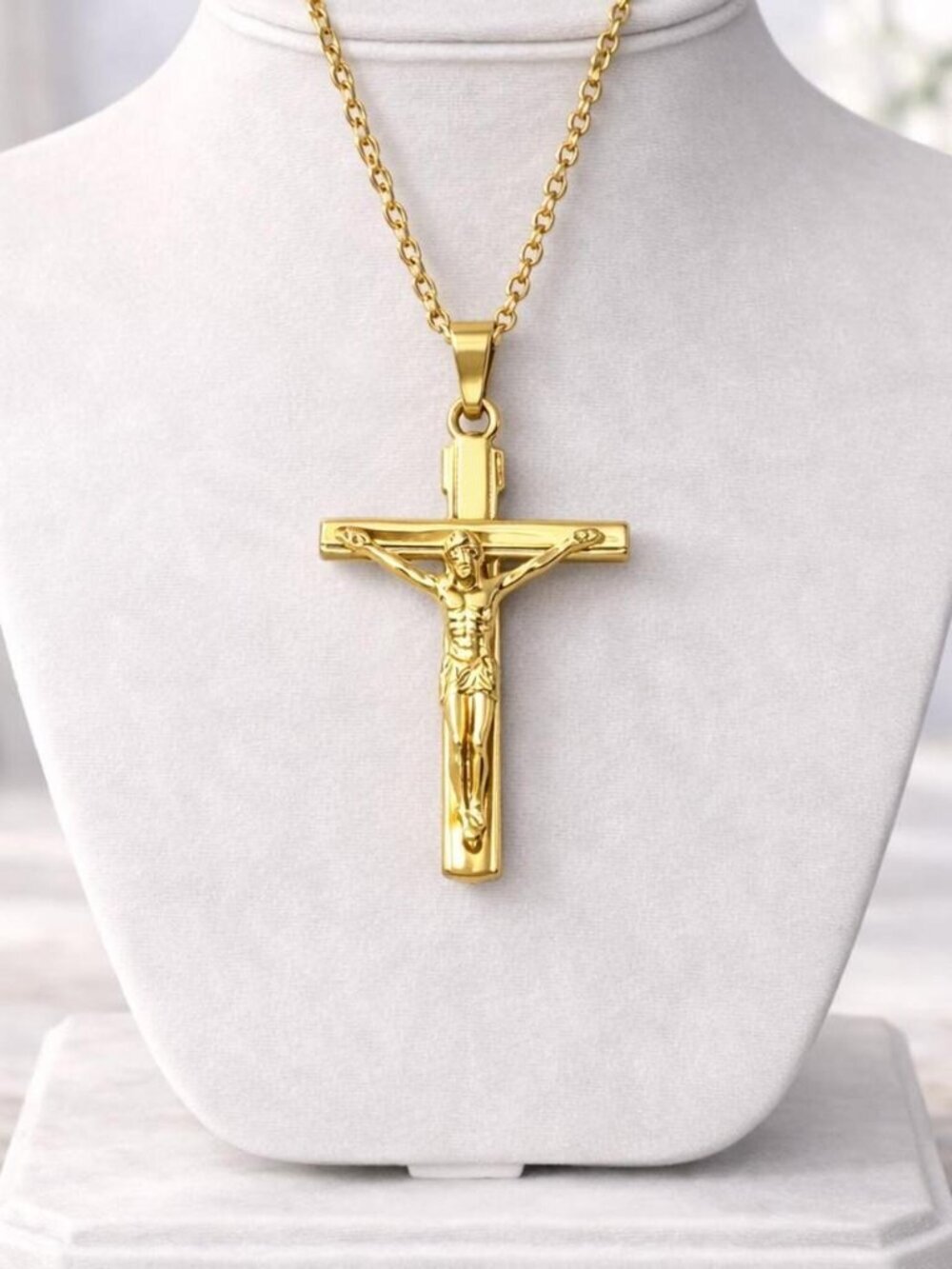 COPY - CROSS CHRIST NECKLACE
